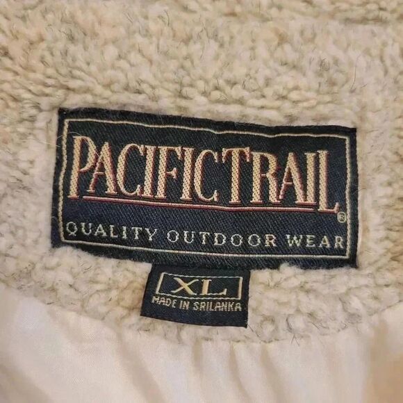 Pacific Trail Women's Oatmeal Poly Fleece Lined Zip Front Jacket - Picture 7 of 9